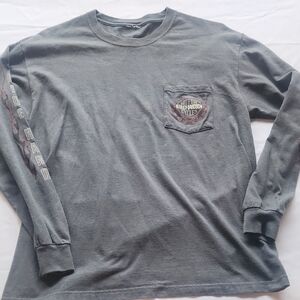 Harley-Davidson Gray Long Sleeve Shirt